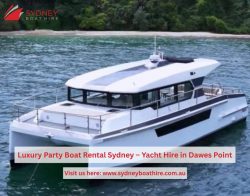 Luxury Party Boat Rental Sydney – Yacht Hire in Dawes Point