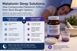 Melatonin Sleep Solutions: How Compounded Melatonin Differs from Store-Bought Options