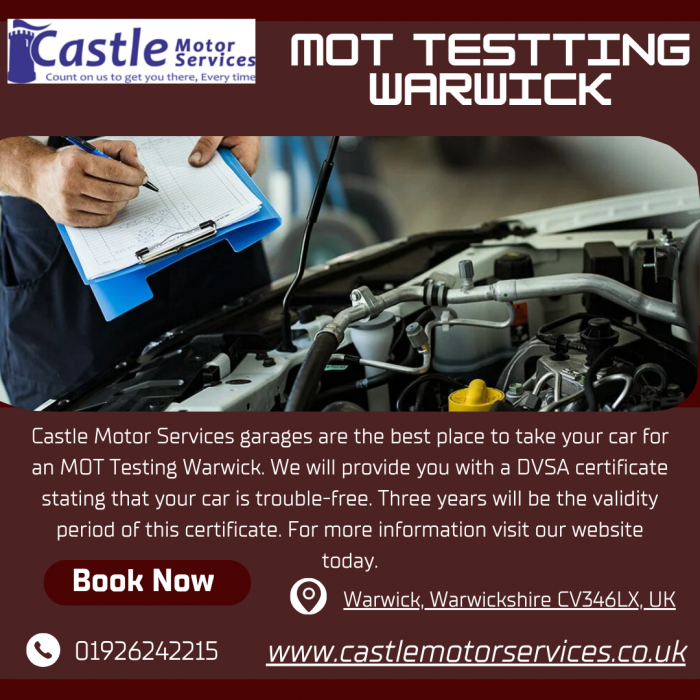 MOT testing Warwick
