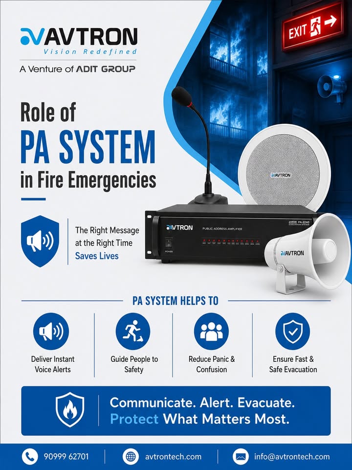 PA system manufacturer in India