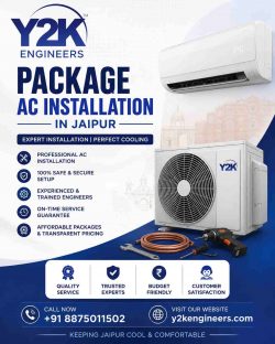 Package AC Installation in Jaipur | Y2K Engineers