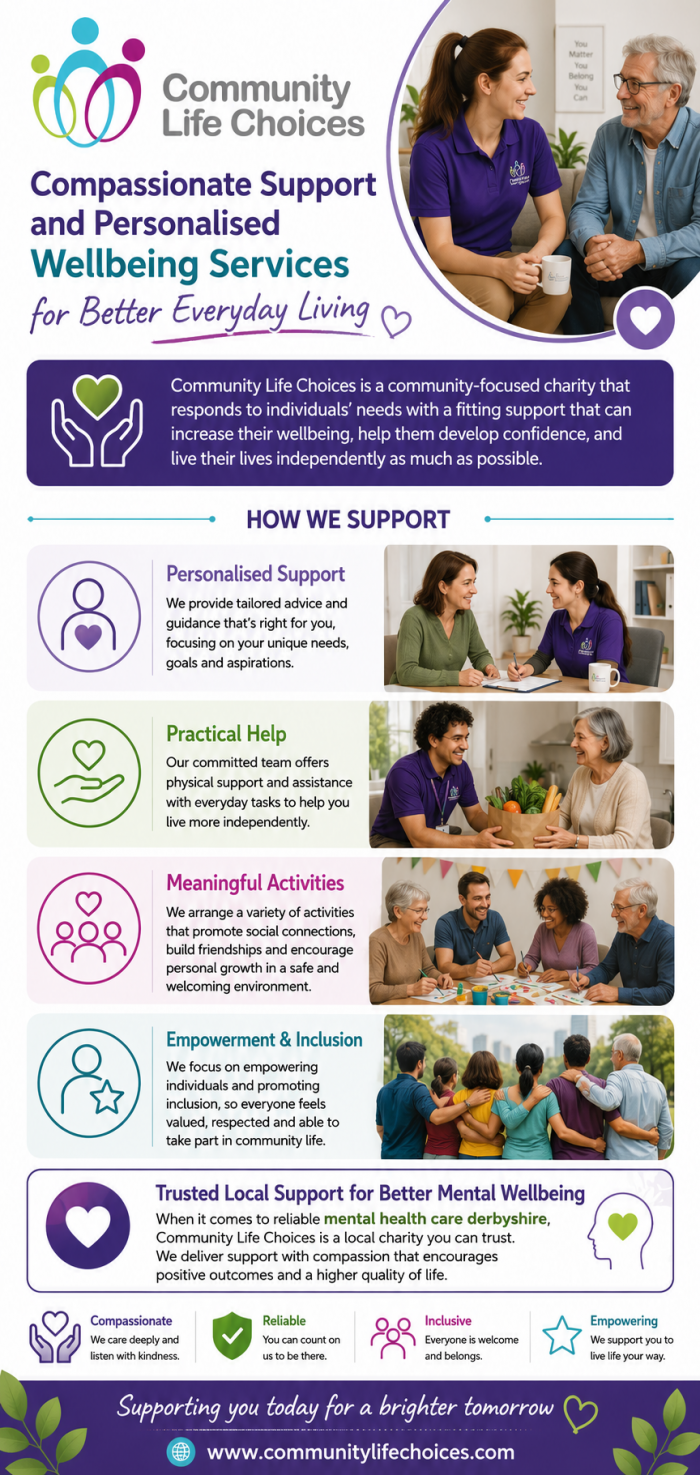 Compassionate Support and Personalised Wellbeing Services for Better Everyday Living