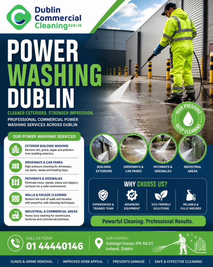 Affordable Power Washing Dublin for Businesses