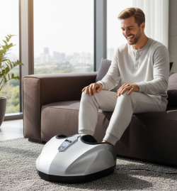 RF-671 Full Wrapped Heat Shiatsu Electric Foot Massager