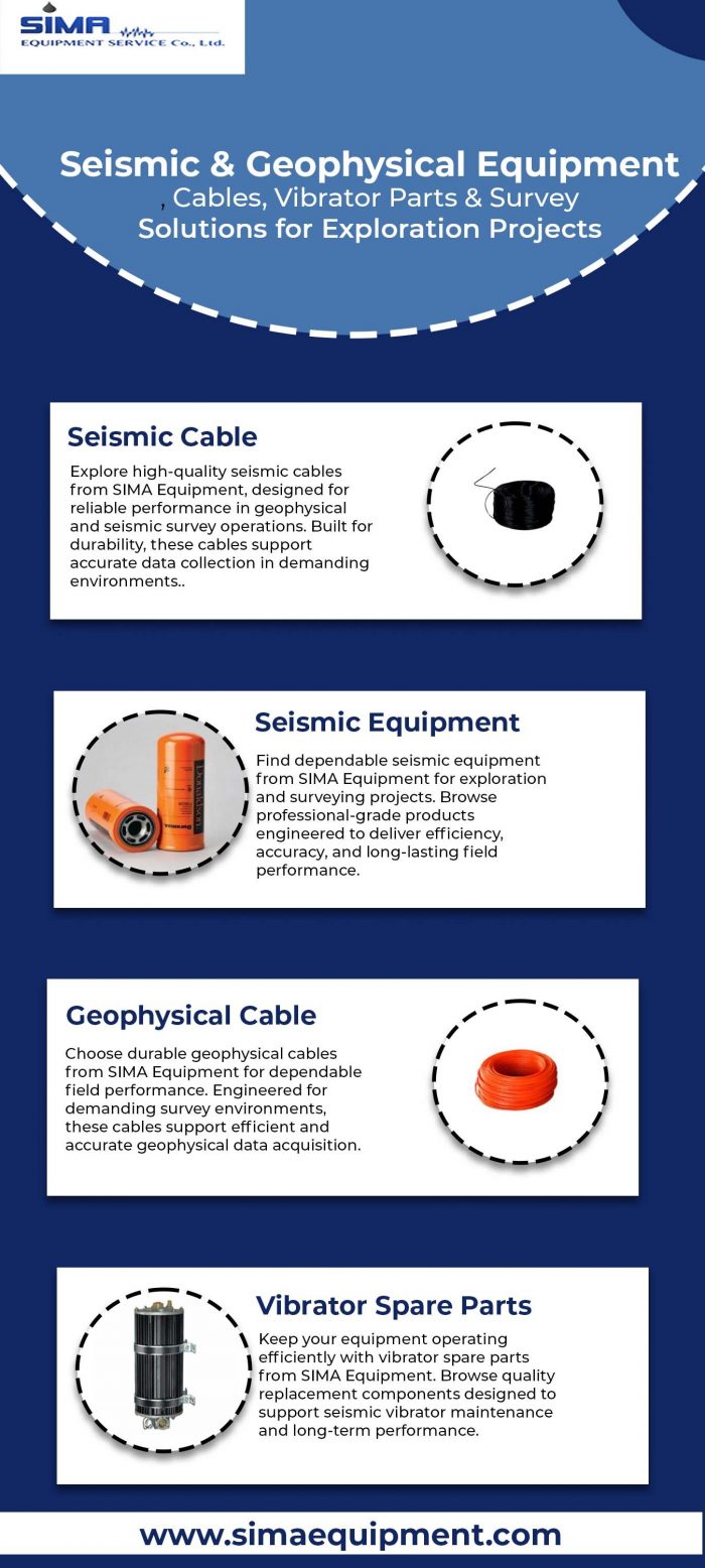 Seismic & Geophysical Equipment, Cables, Vibrator Parts and Survey Solutions for Exploration ...
