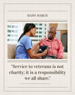 Hahn March on Why Supporting Veterans Is Everyone’s Responsibility