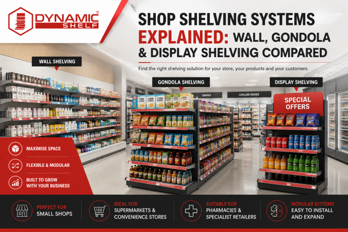 Best Shop Shelving for Small Shops and Supermarkets | Dynamic Shelf