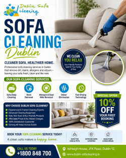 Expert Sofa Cleaning Dublin by Dublin Sofa Cleaning