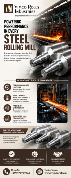 Steel Rolling Mill Solutions by Vimco Rolls