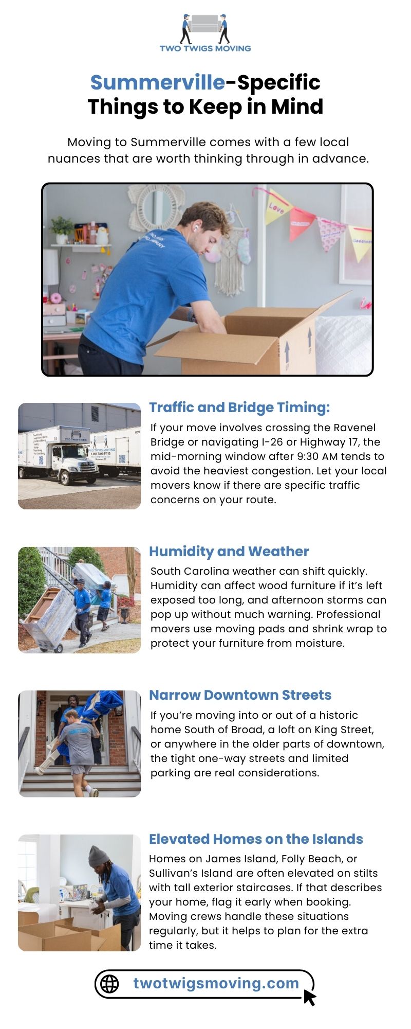 Summerville-Specific Things to Keep in Mind