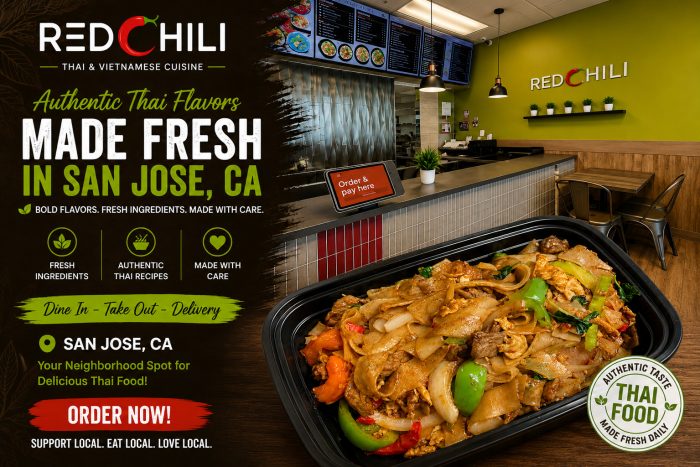 Thai Restaurant San Jose, CA – Freshly Made Dishes at Red Chili