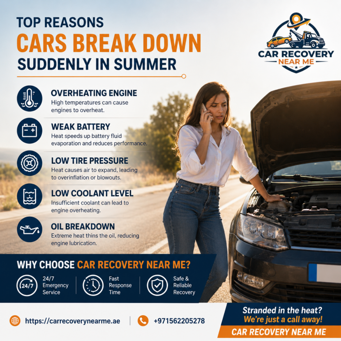 Top Reasons Cars Break Down Suddenly in Summer