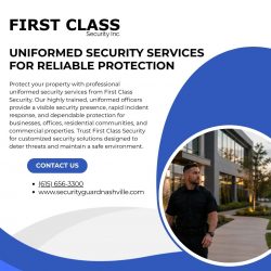 Uniformed Security Services for Reliable Protection | First Class Security