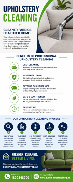 Professional Upholstery Cleaning Services | Carpet Cleaning Dublin