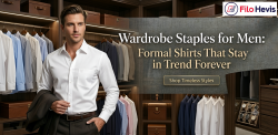 Wardrobe Staples for Men: Formal Shirts That Stay in Trend Forever