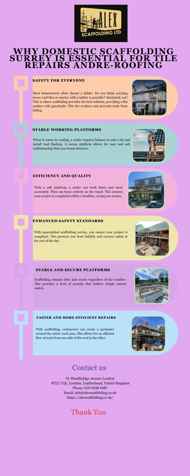 Why Domestic Scaffolding Surrey Is Essential For Tile Repairs AndRe-Roofing