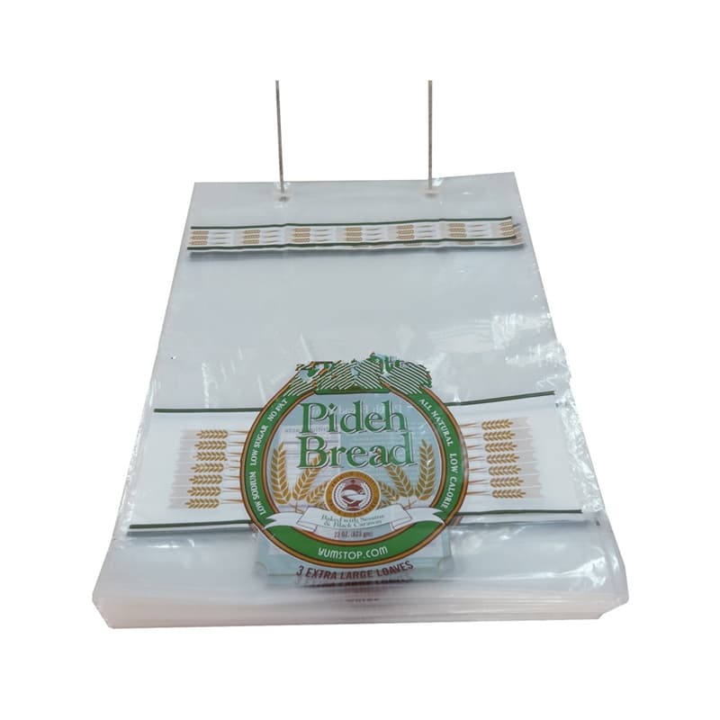 Plastic wicket ice wicketed bread bag automatic packaging poly bag