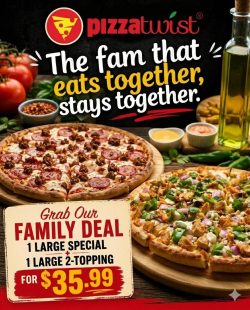 Pizza Twist | Best Pizza in Modesto – Delicious Family Pizza Special