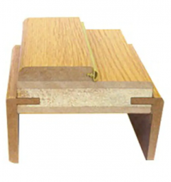 Light Yellow PVC Door Frame, Moisture-Resistant