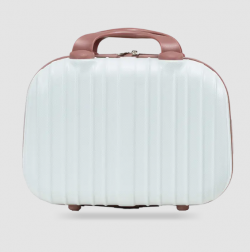 Aluminum-Frame Cosmetic Case, Double-Layer Structure