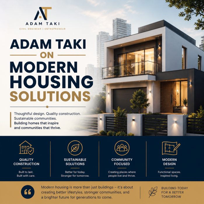 Adam Taki on Modern Housing Solutions
