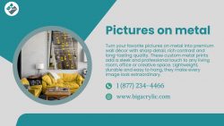 Pictures on metal
