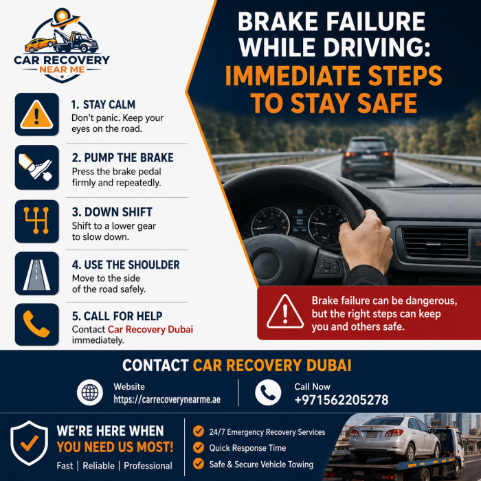 Brake Failure While Driving: Immediate Steps to Stay Safe