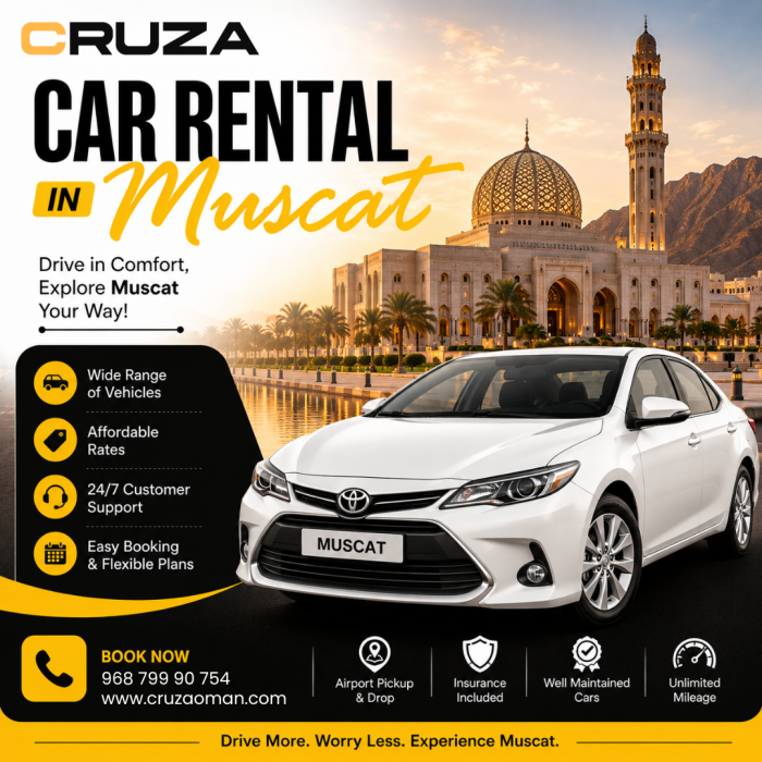 Car Rental in Muscat – Affordable, Reliable & Flexible Vehicle Hire