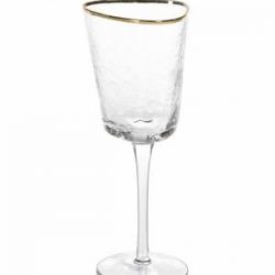 Gold Rimmed Wine Glasses – Set of 4 | Elegant Stemware for Entertaining