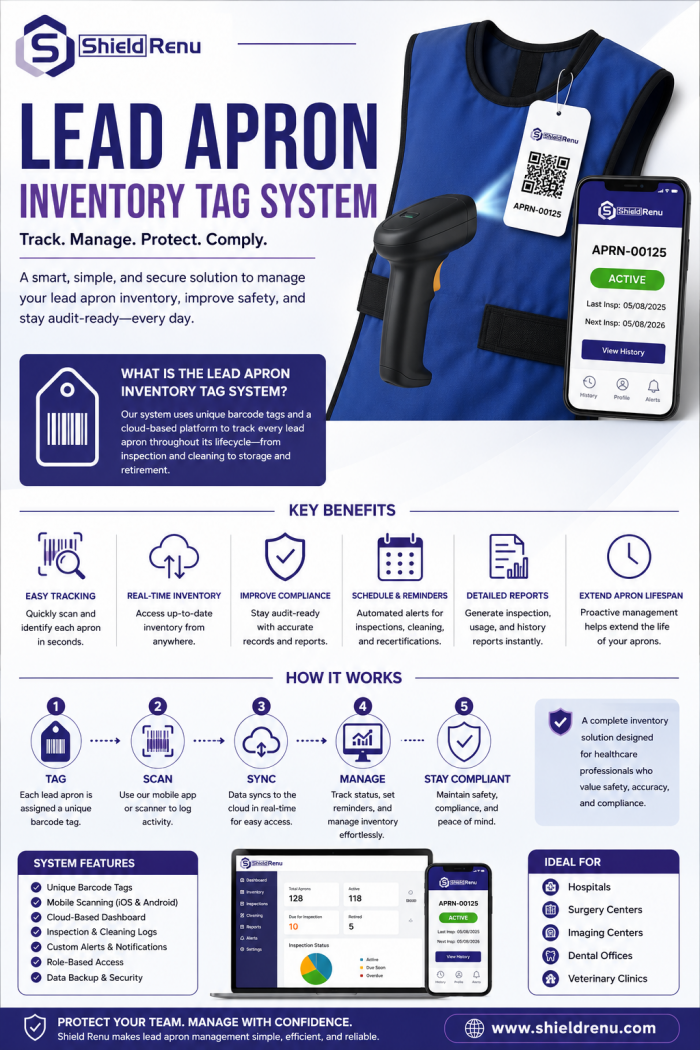 Lead Apron Inventory Tag System
