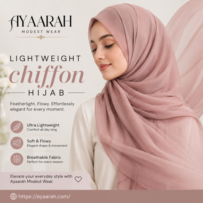 Why Choose a Lightweight Chiffon Hijab for Daily Wear