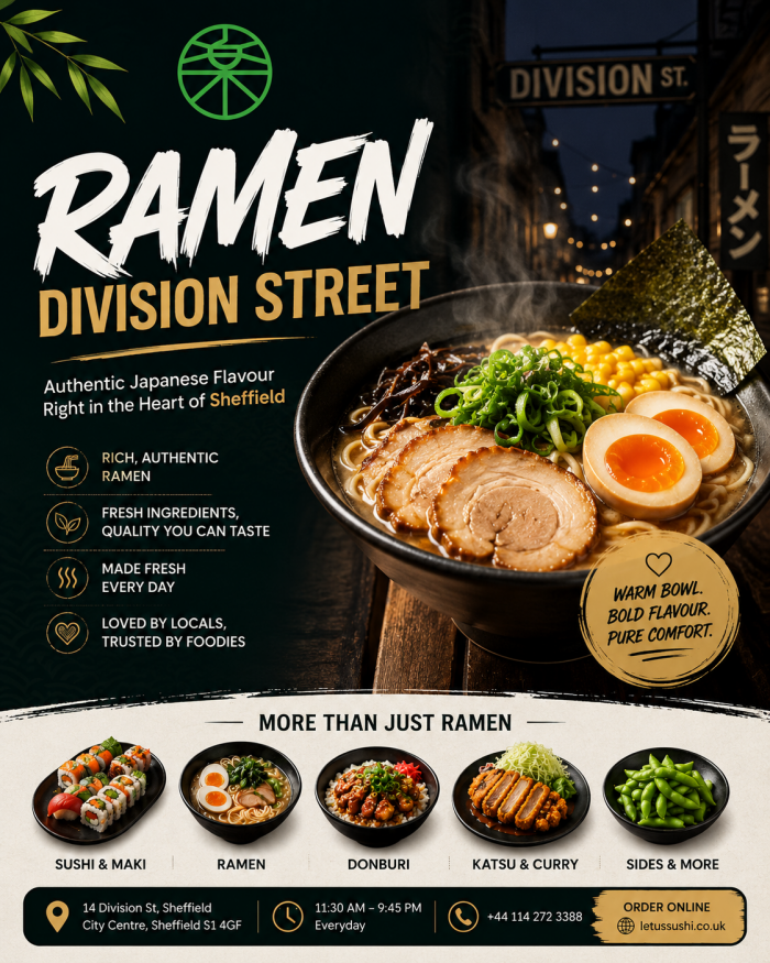 Best Ramen on Division Street Sheffield – Authentic Japanese Flavours