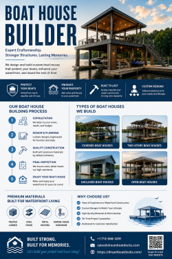 Custom Boat House Builder for Residential Waterfront Properties