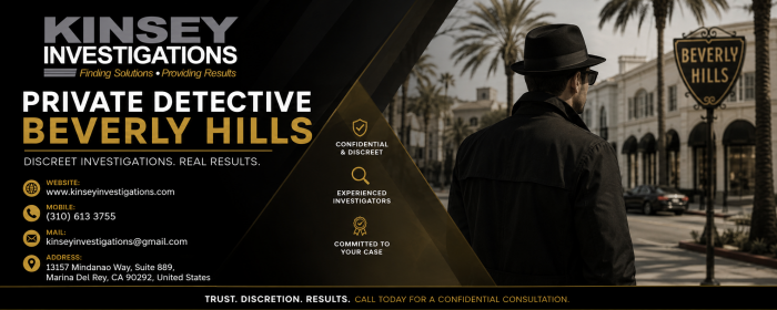 Private Detective in Beverly Hills | Kinsey Investigations