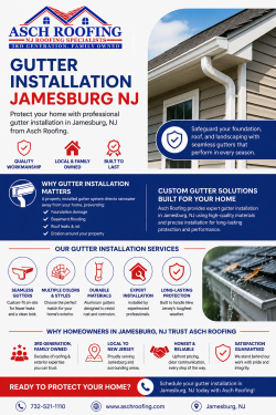 Protect Your Home with Gutter Installation Jamesburg NJ