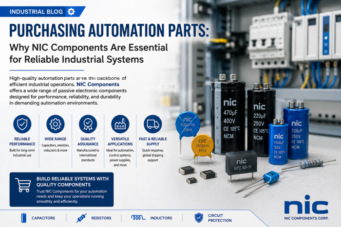 Purchasing Automation Parts: Why NIC Components Are Essential for Reliable Industrial Systems