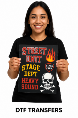 Premium Custom DTF Transfers for Vibrant, Long-Lasting Apparel Prints