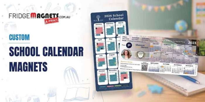Custom School Calendar Magnets Australia