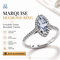 Luxury Marquise Diamond Rings in Melbourne