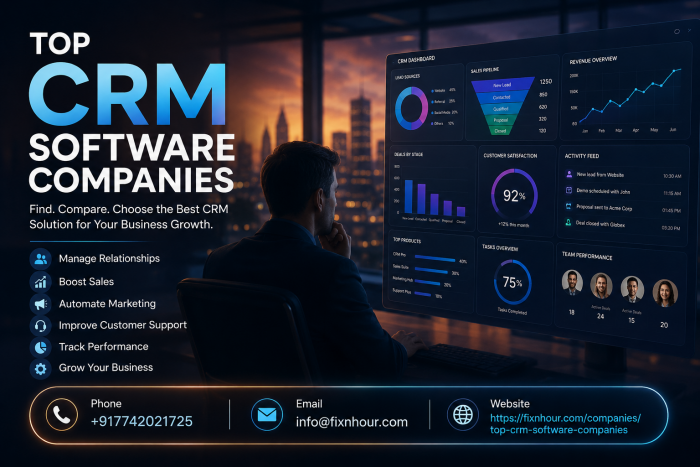 Top CRM Software Companies | Compare Trusted CRM Solutions Today
