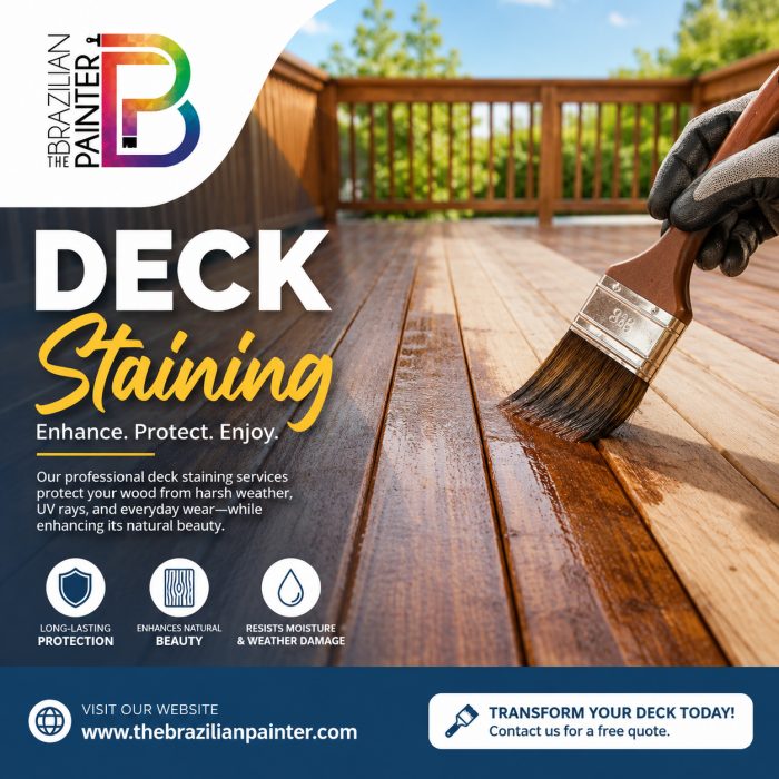 Expert Deck Staining Services for Beautiful Wood Decks Today