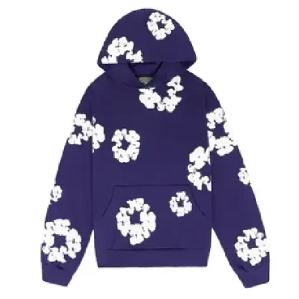 DENIM TEARS – COTTON WREATH HOODIE PURPLE
