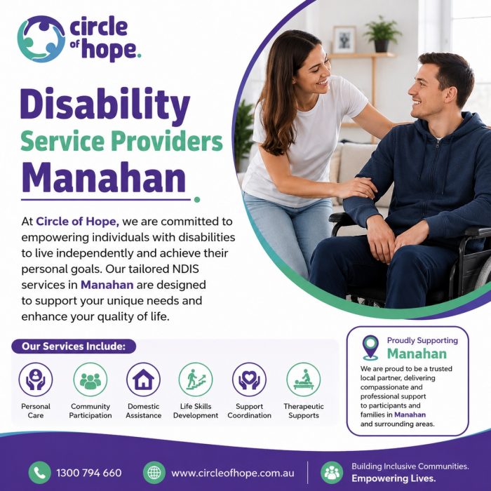 Disability Service Providers Manahan | Personalised NDIS Support