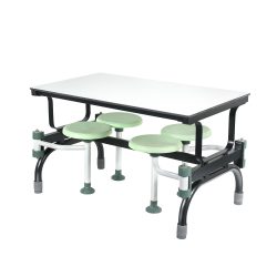 Metal Folding Dining Table Set: Space-Saving and Portable Furniture for Indoor and Outdoor Use