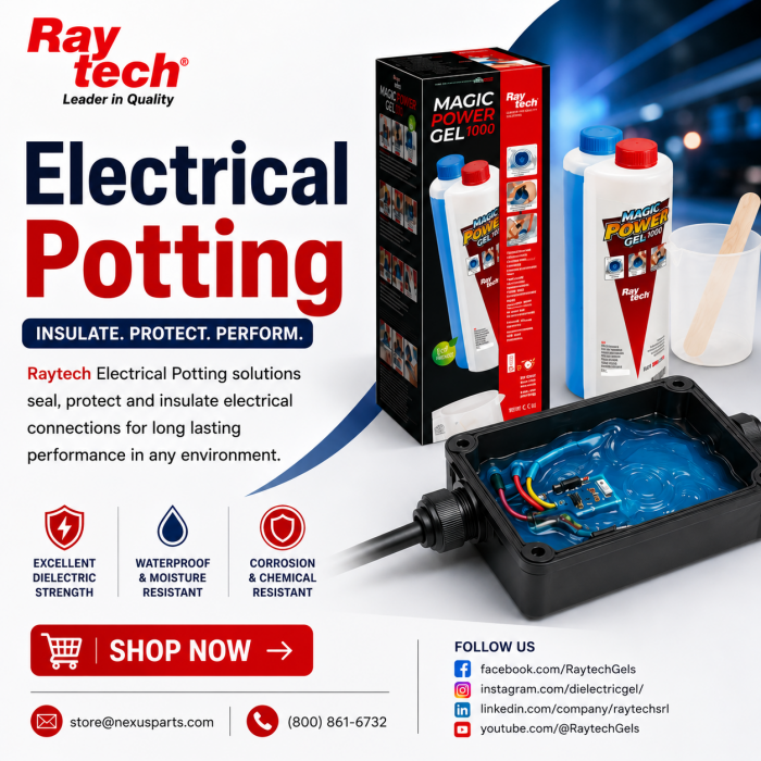 Raytech Gels Delivers Premium Electrical Potting