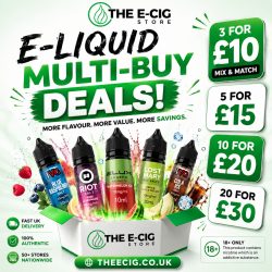 E-Liquid Multi-Buy Deals | 4 for £10 Nic Salts | The E-Cig Store