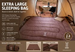Extra Large Sleeping Bag for Family Camping Comfort