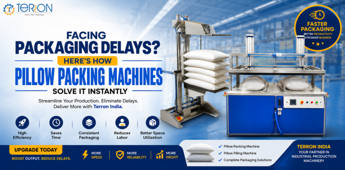 Facing Packaging Delays? Here’s How Pillow Packing Machines Solve It Instantly