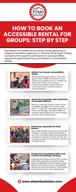 How to Book an Accessible Rental for Groups Step by Step