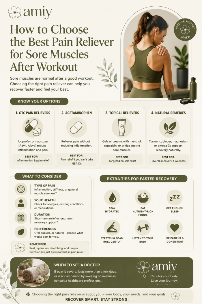 How to Choose the Best Pain Reliever for Sore Muscles After Workout